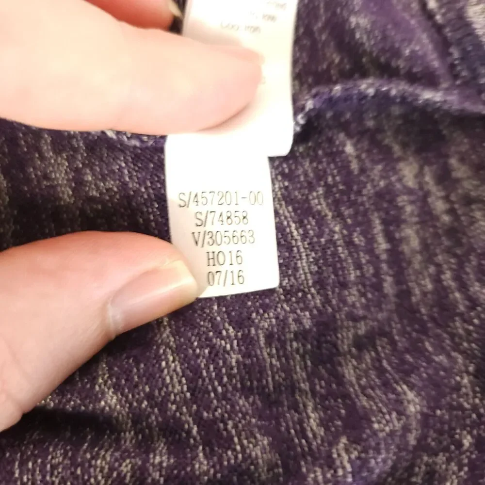 Athleta Purple Open Back Pose Long Sleeve Top Womens Small - Picture 5 of 8